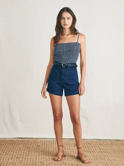 Alisee Smocked Top -*Faherty Brand Hot