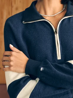 Beach Fleece Quarter Zip -*Faherty Brand New