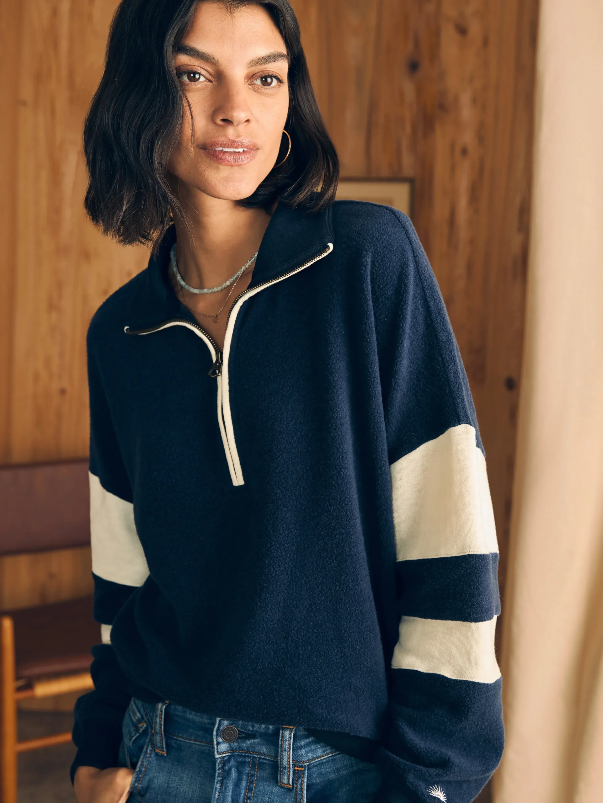 Beach Fleece Quarter Zip -*Faherty Brand New