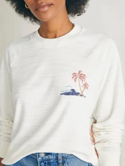 Cabana Towel Terry Crew -*Faherty Brand Online