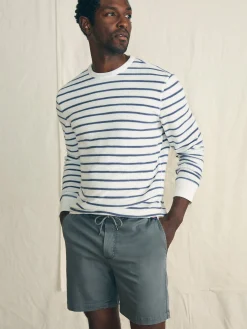 Cabana Towel Terry Crewneck -*Faherty Brand Sale
