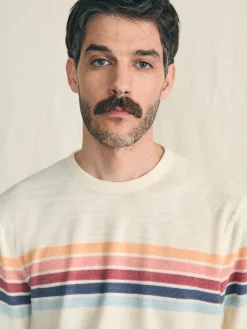 Cabana Towel Terry Crewneck -*Faherty Brand Clearance