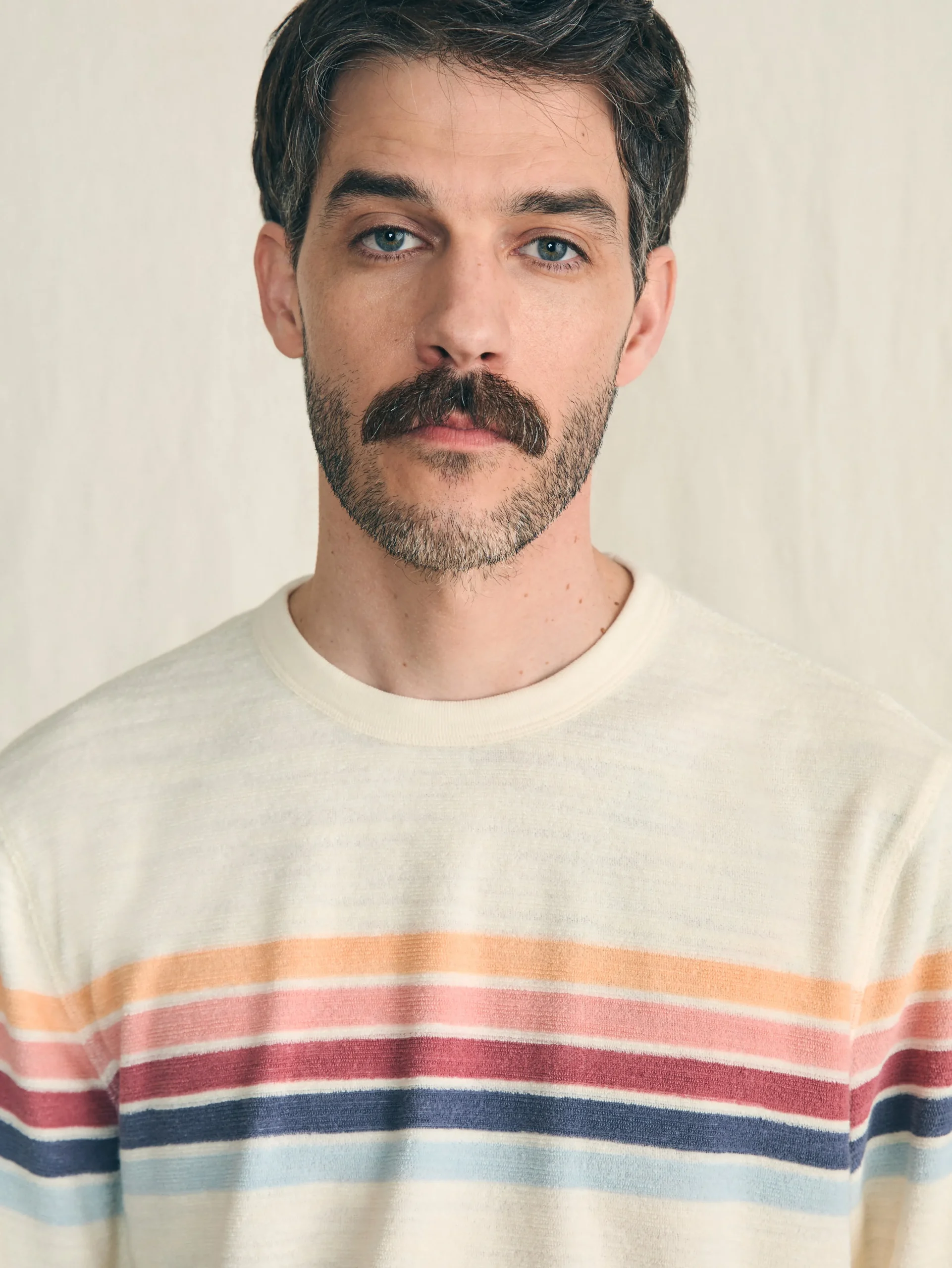 Cabana Towel Terry Crewneck -*Faherty Brand Clearance