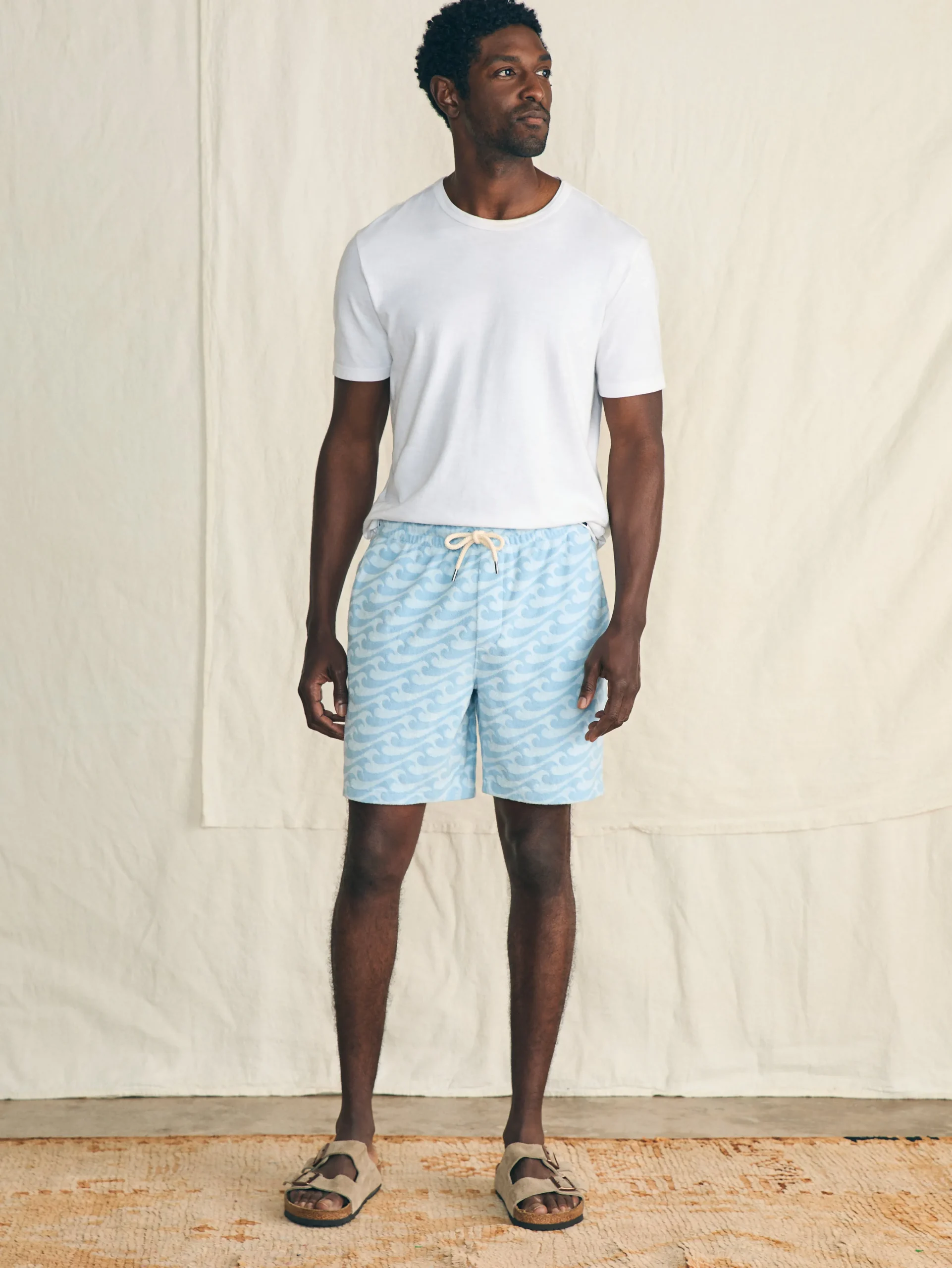 Cabana Towel Terry Sweatshort -*Faherty Brand Discount