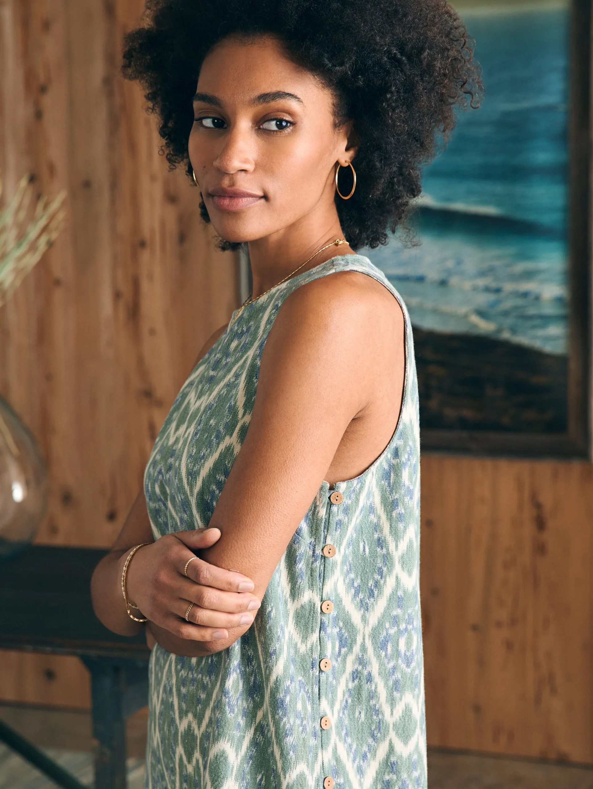 Carini Dress -*Faherty Brand