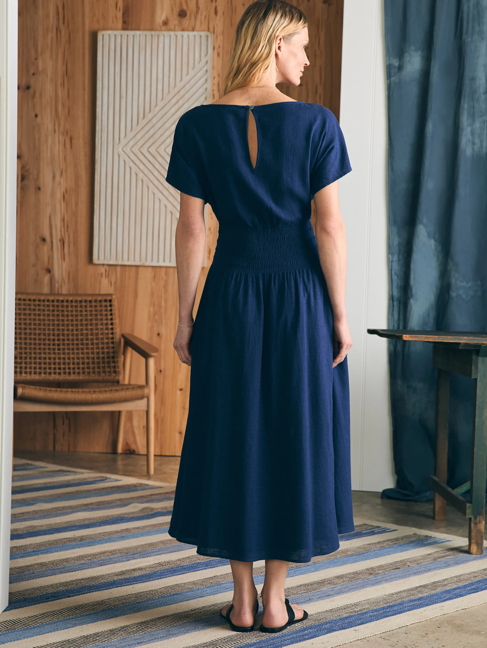Coast To Coast Midi Dress -*Faherty Brand