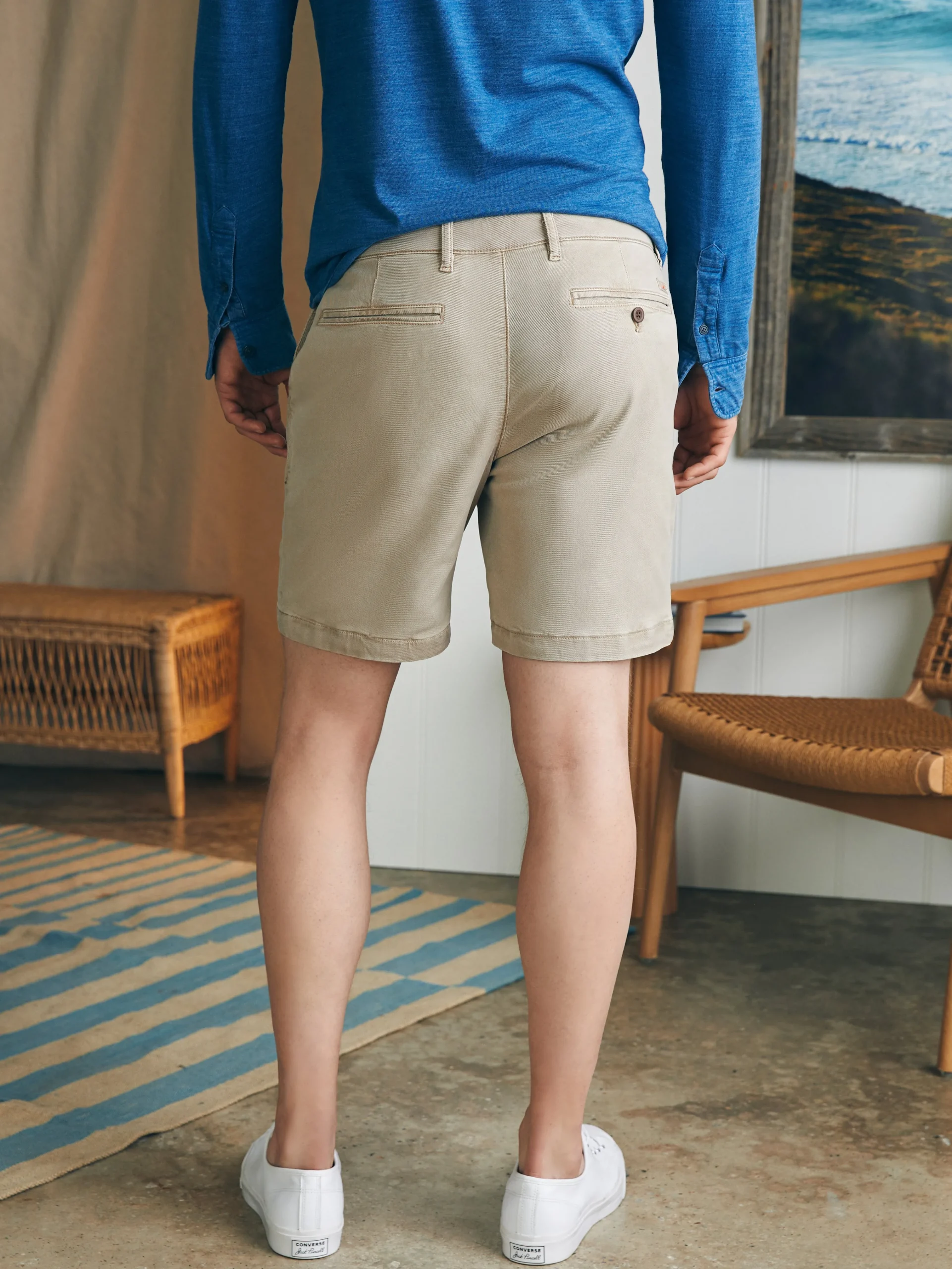 Coastline Stretch Chino Short (8" Inseam) -*Faherty Brand Online