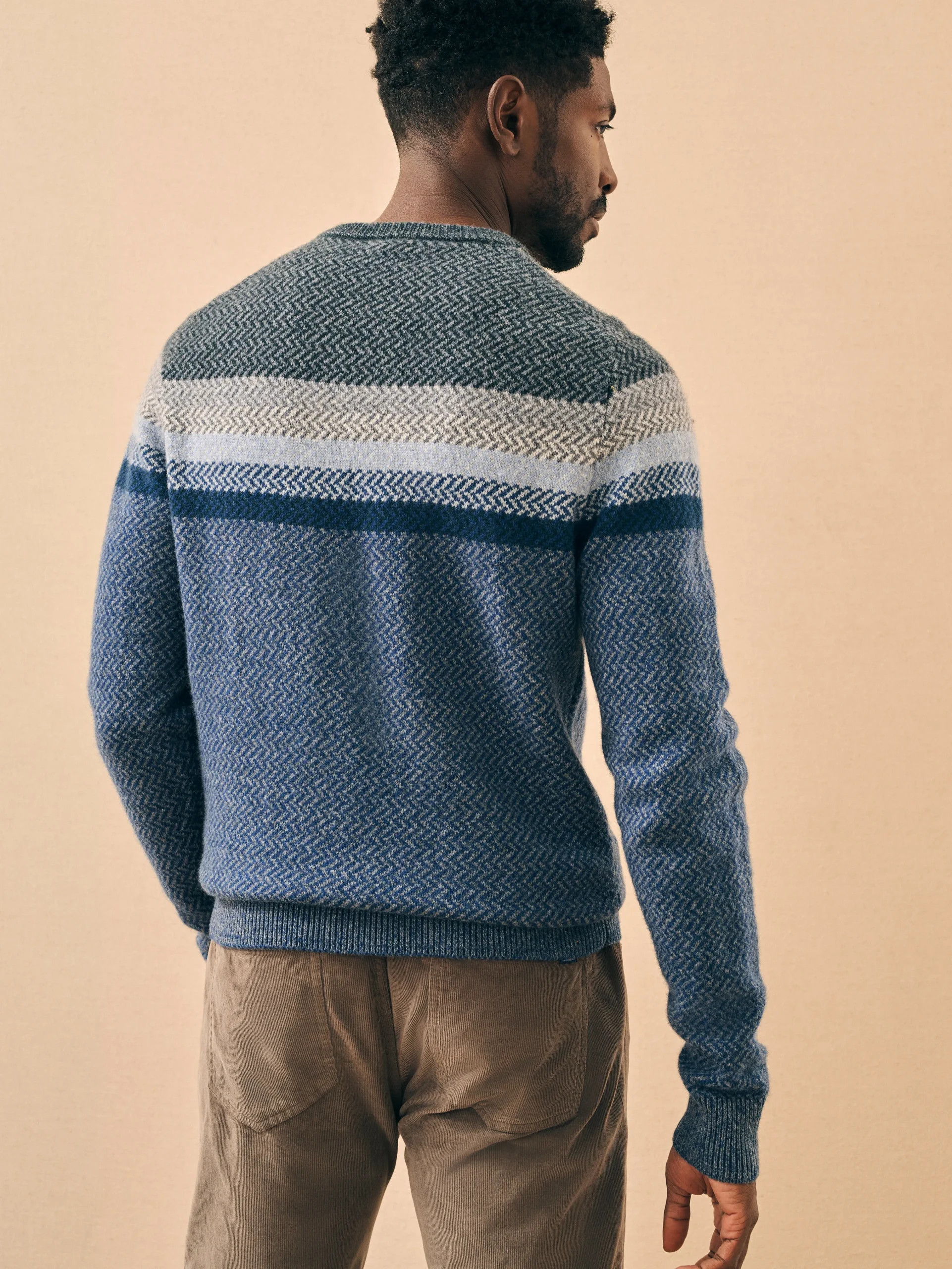 Donegal Ombre Crew -*Faherty Brand Online