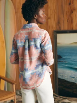 Doug Good Feather Daly Shirt -*Faherty Brand Hot