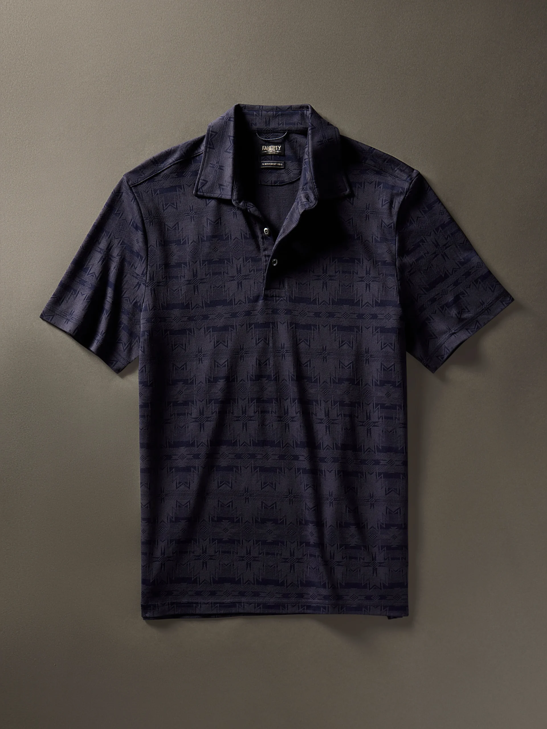 Doug Good Feather Movement™ Short-Sleeve Pique Polo -*Faherty Brand Discount