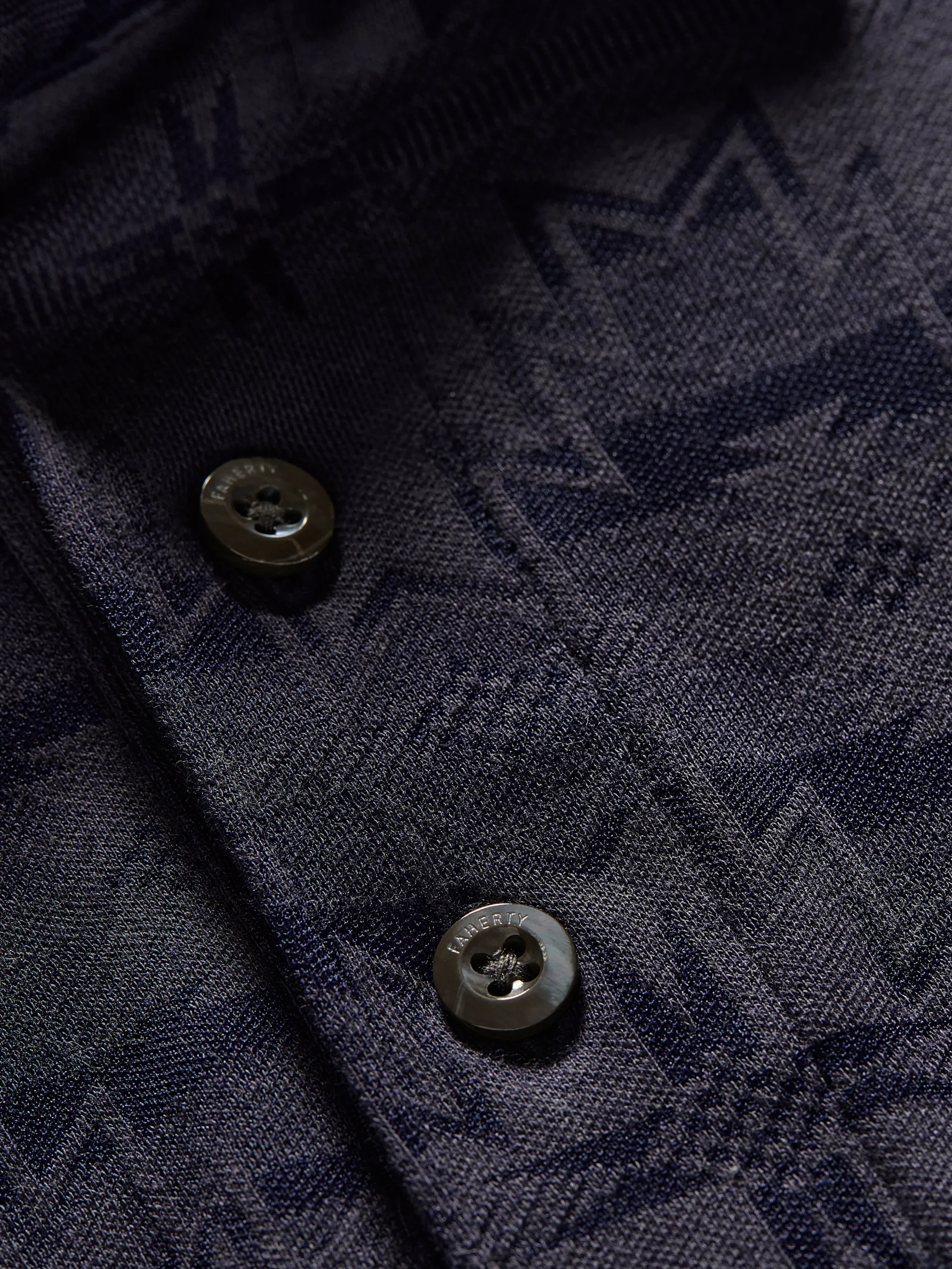 Doug Good Feather Movement™ Short-Sleeve Pique Polo -*Faherty Brand Discount