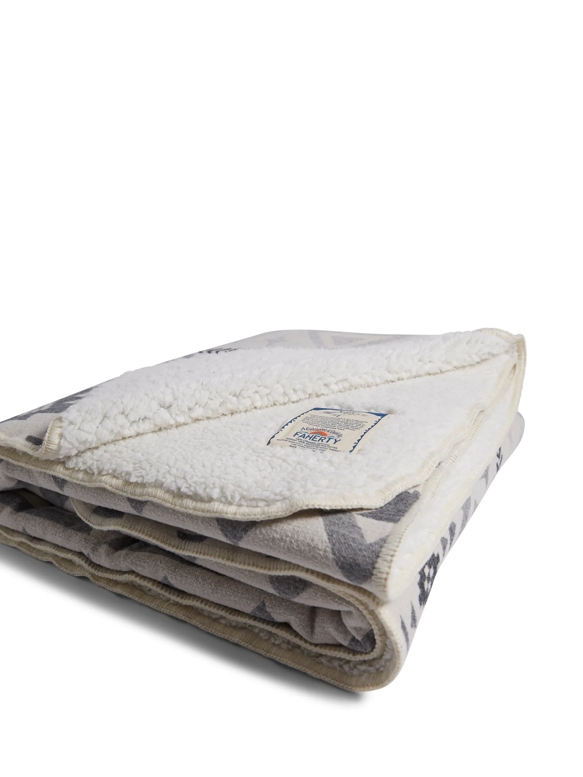 Doug Good Feather Recycled High Pile Fleece Blanket -*Faherty Brand New