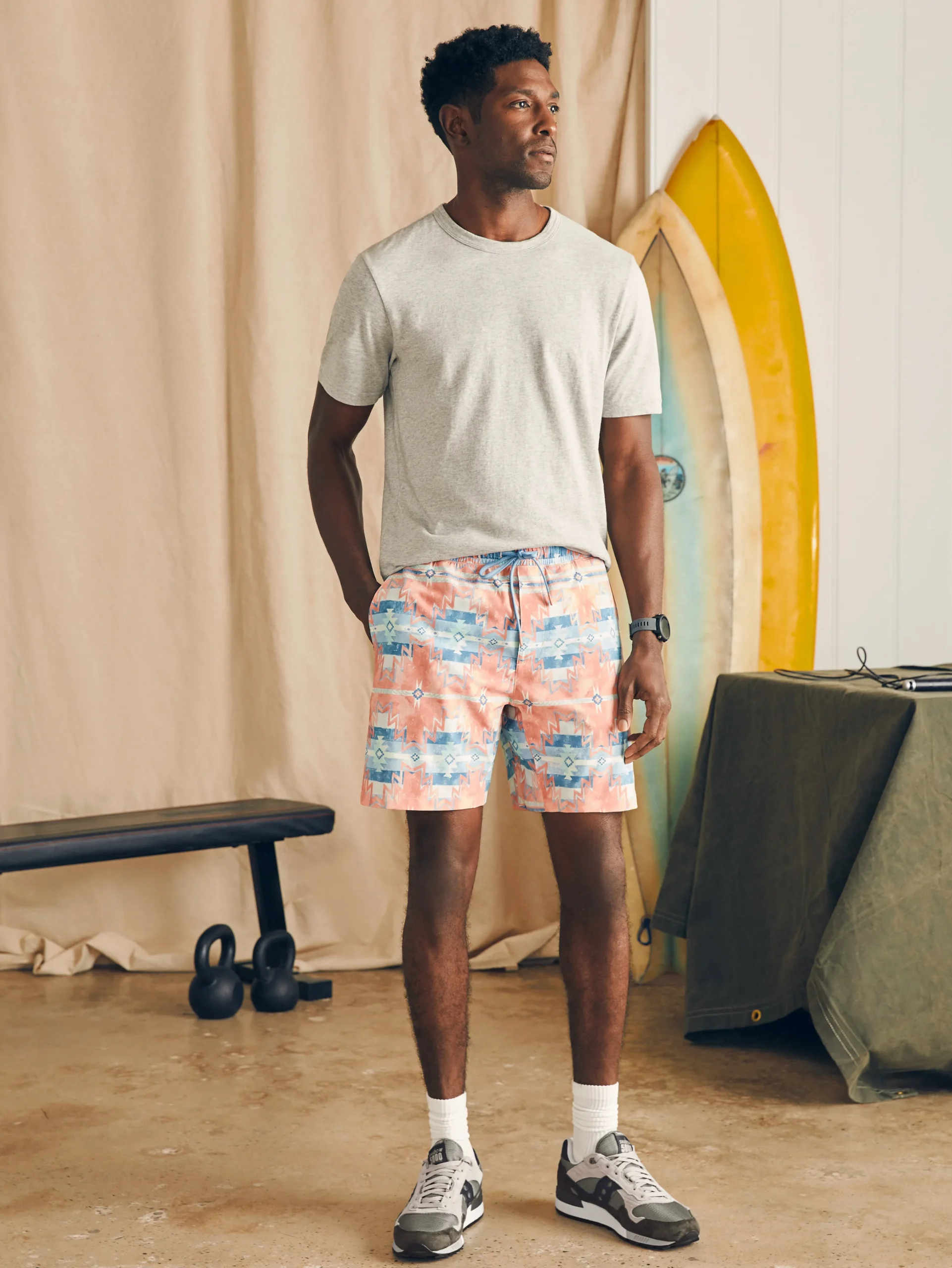 Doug Good Feather Shorelite Active Swim Short (7" Inseam) -*Faherty Brand Outlet