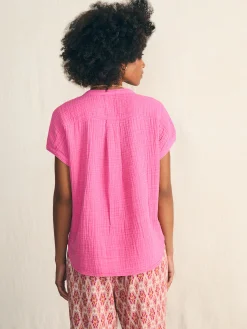 Dream Cotton Gauze Desmond Top -*Faherty Brand Hot