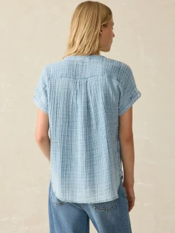 Dream Cotton Gauze Desmond Top -*Faherty Brand Online