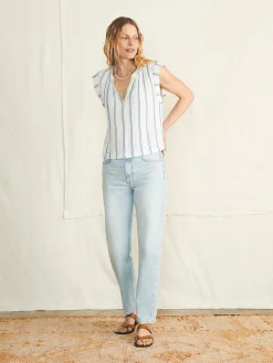 Dream Cotton Gauze Dylan Top -*Faherty Brand Discount