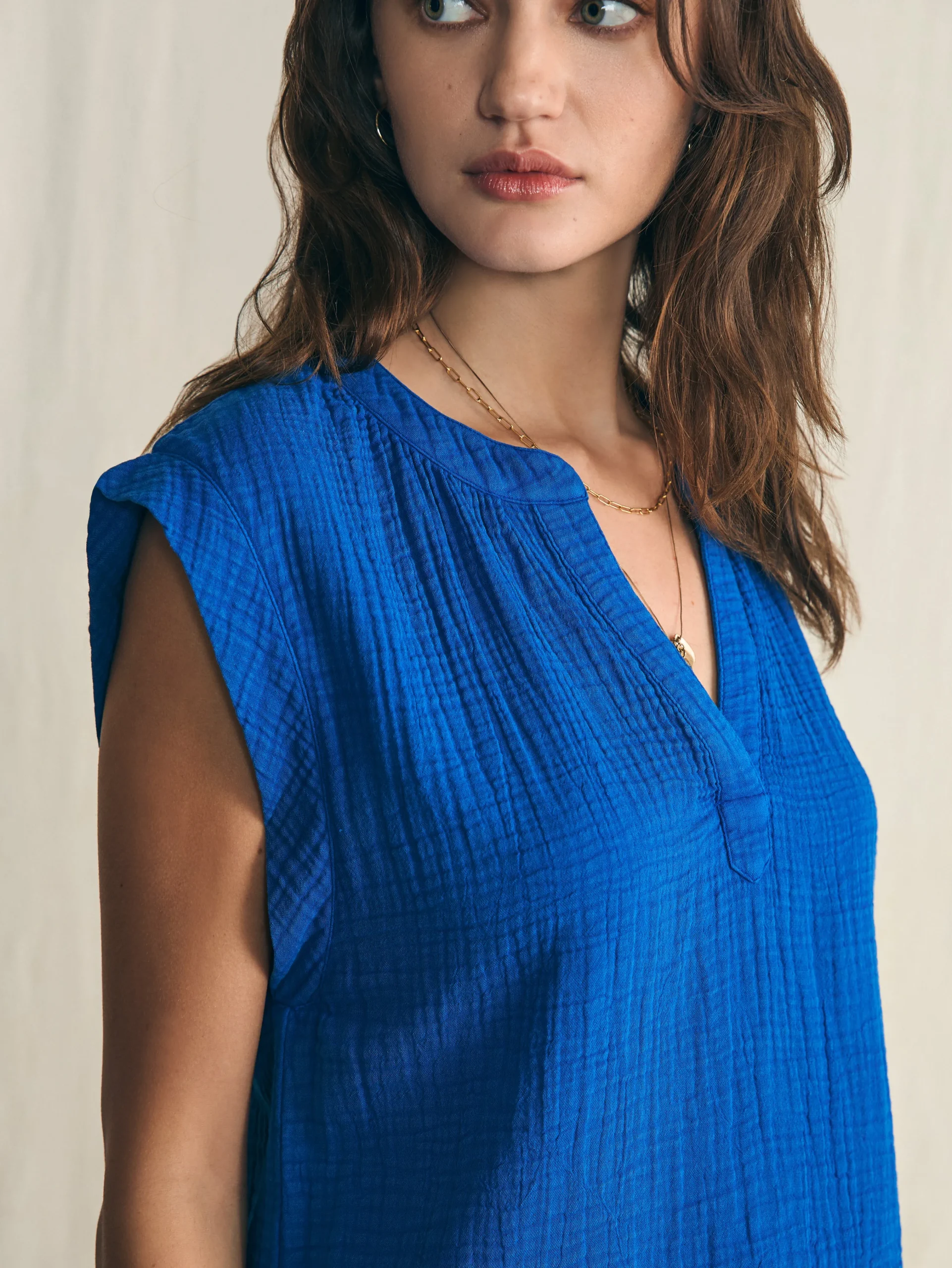 Dream Cotton Gauze Dylan Top -*Faherty Brand