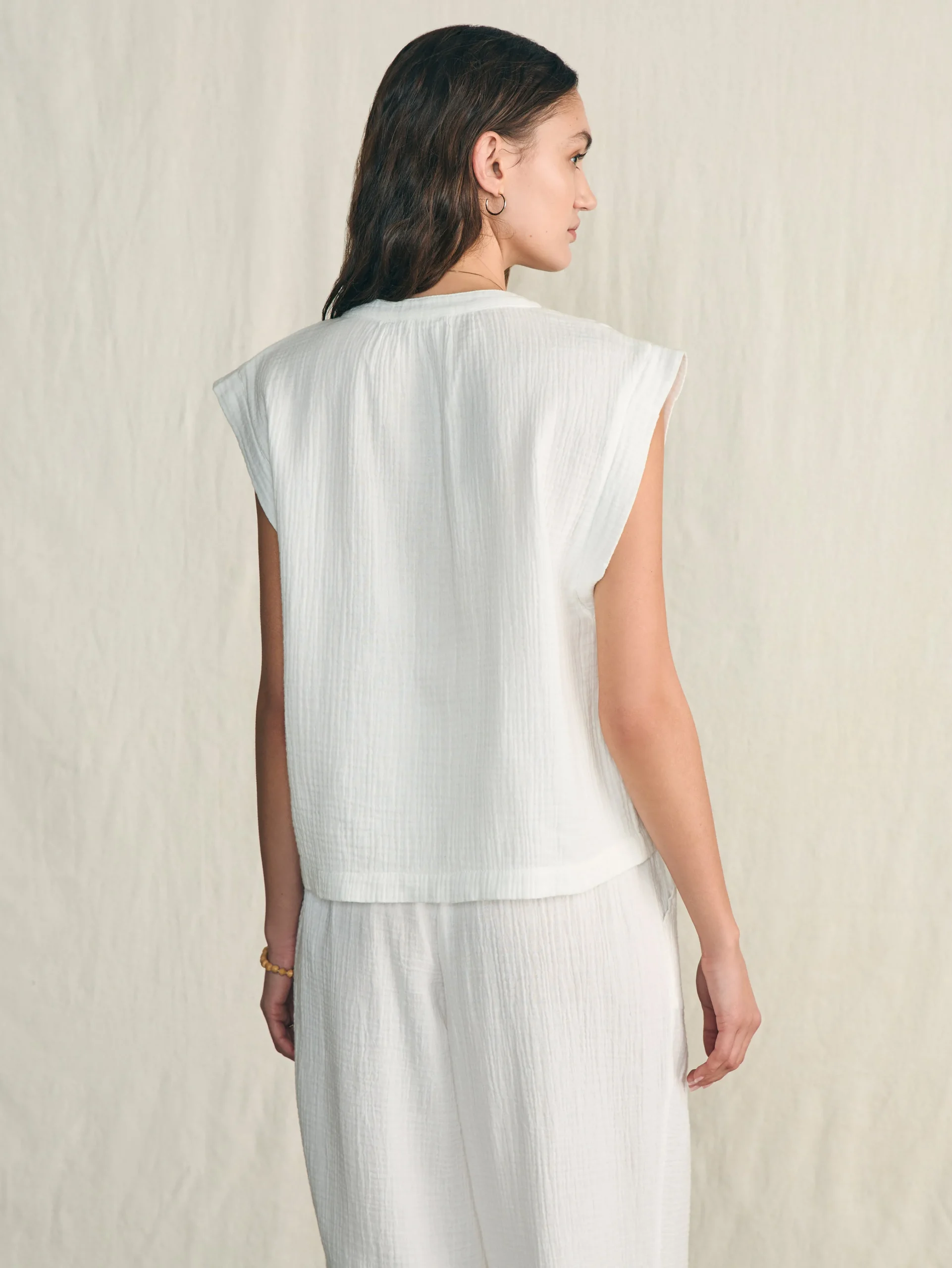 Dream Cotton Gauze Dylan Top -*Faherty Brand Best