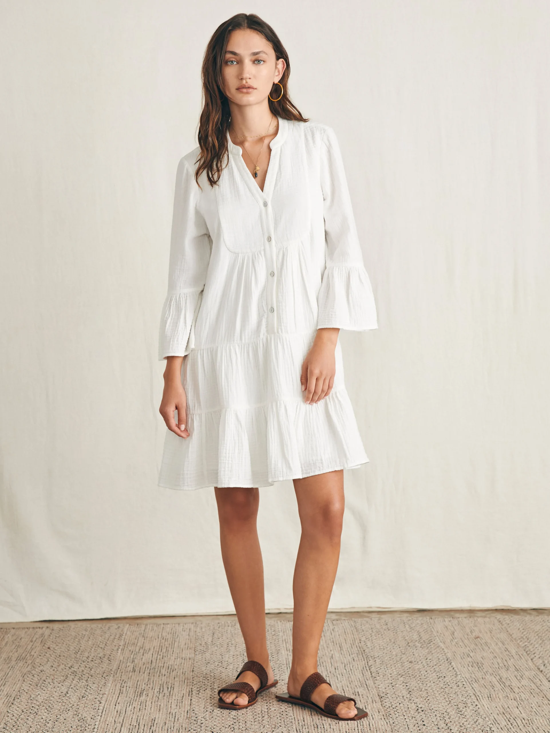 Dream Cotton Gauze Kasey Dress -*Faherty Brand Clearance