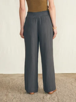 Dream Cotton Gauze Wide Leg Pant -*Faherty Brand Outlet