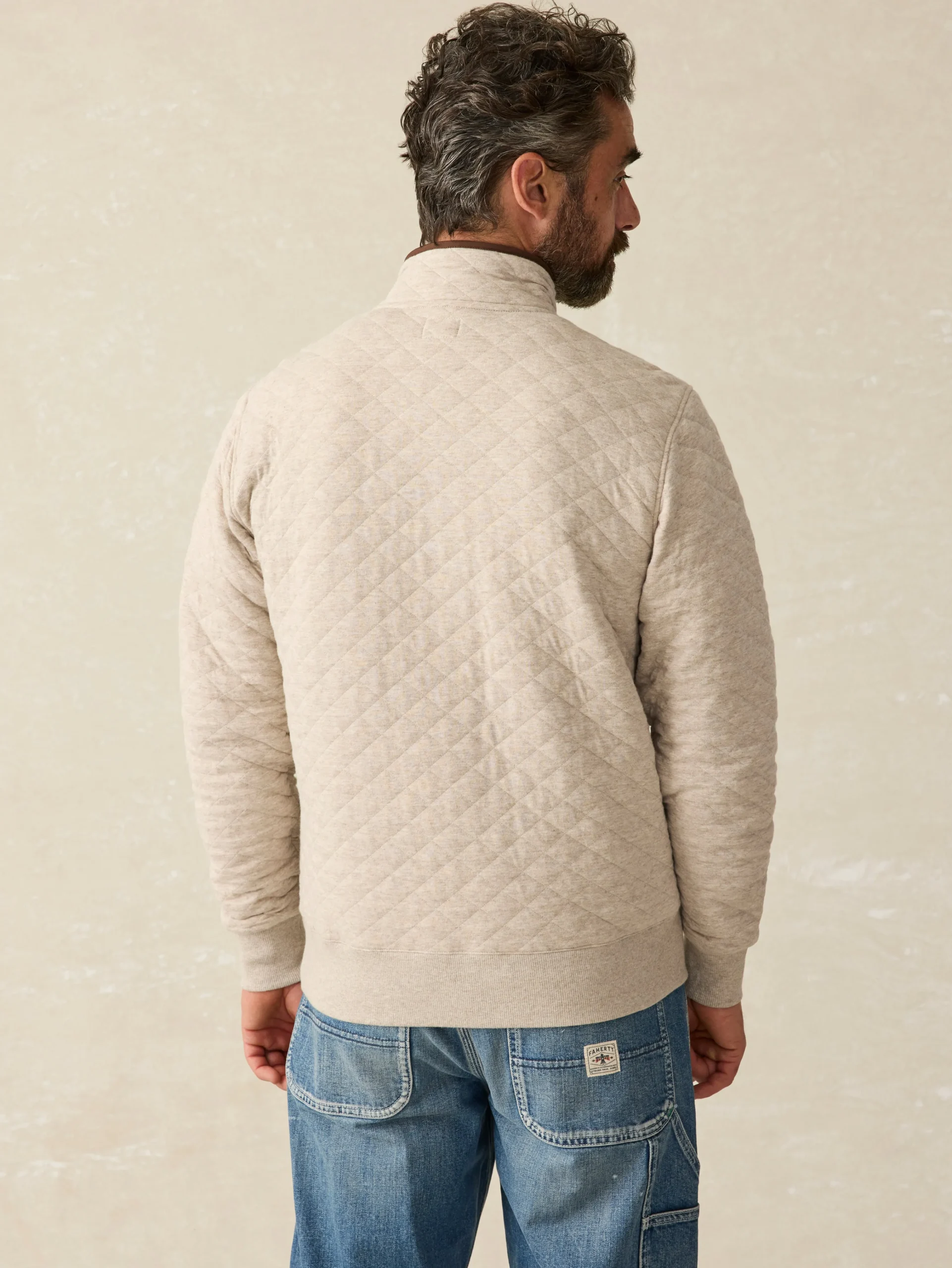 Epic Quilted Fleece Pullover -*Faherty Brand Outlet