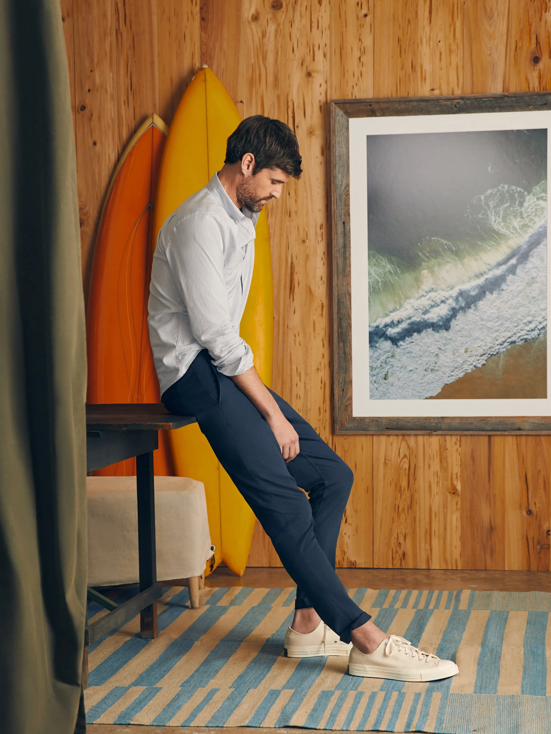 Essential Drawstring Pant -*Faherty Brand Clearance