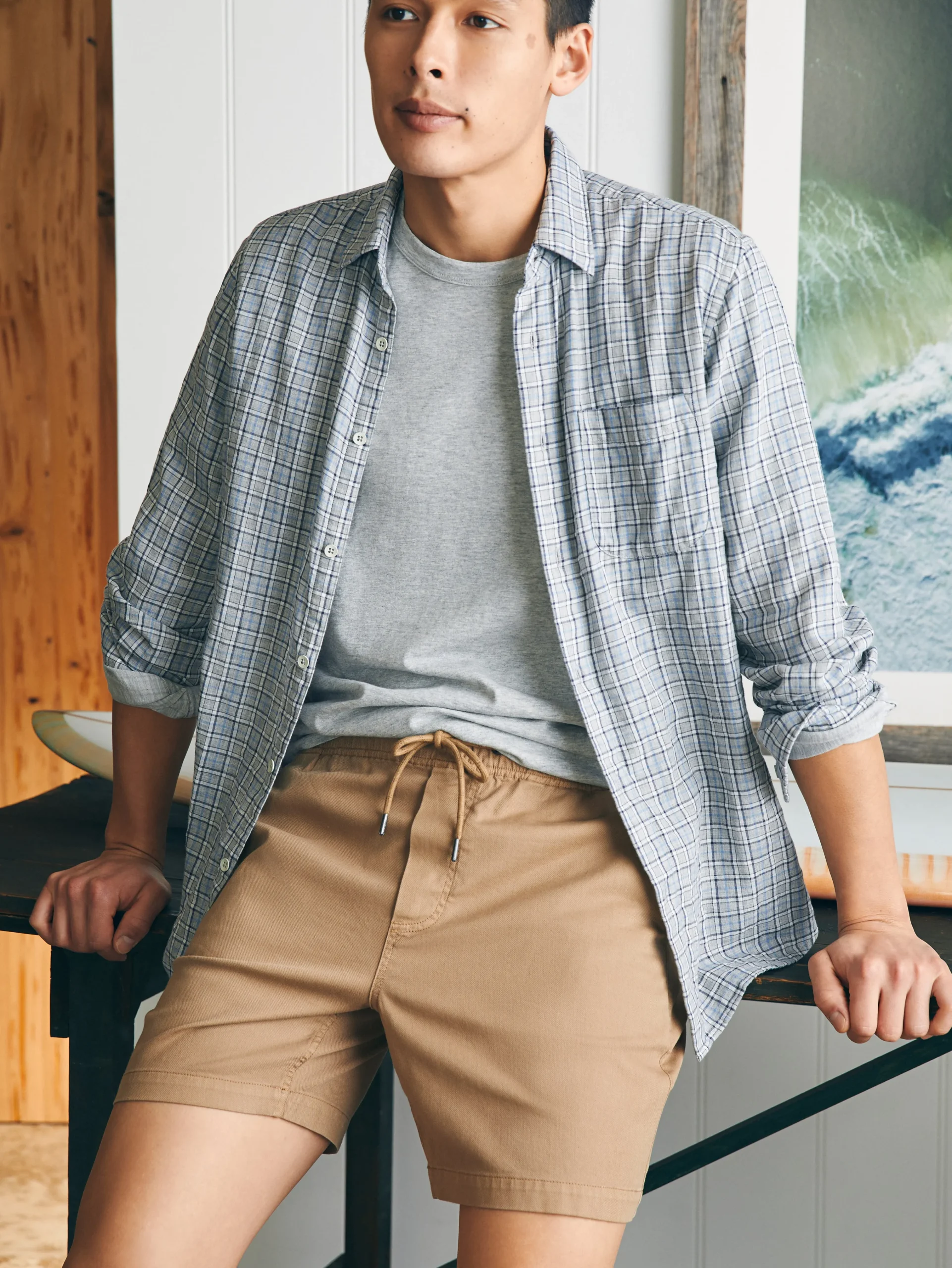 Essential Drawstring Short (6.5" Inseam) -*Faherty Brand Best