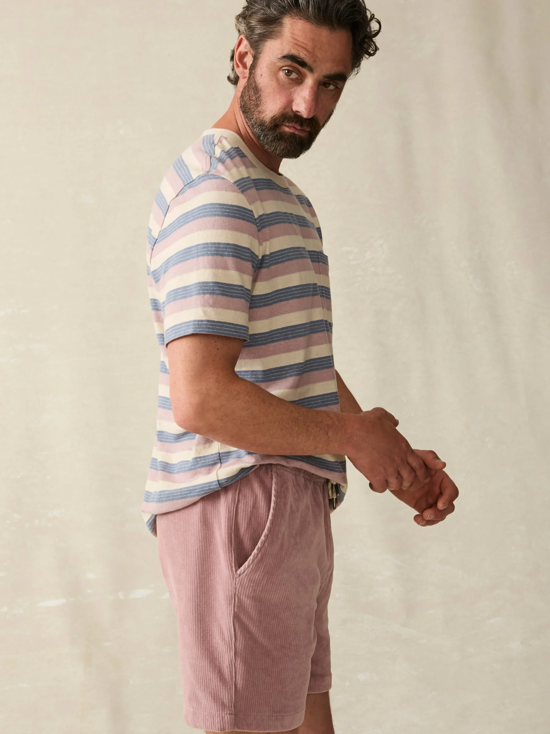 Essential Italian Knit Cord Short (6" Inseam) -*Faherty Brand Clearance