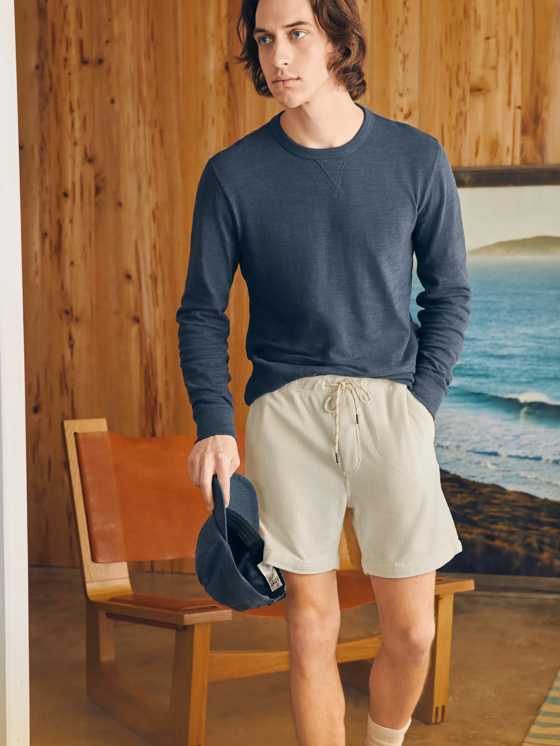 Essential Italian Knit Cord Short (6" Inseam) -*Faherty Brand Clearance
