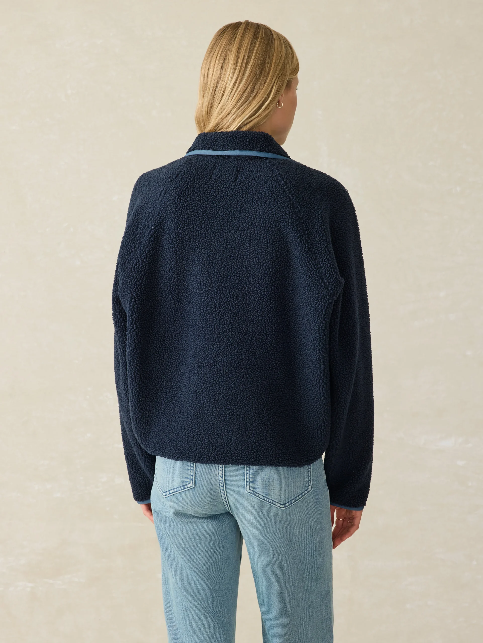 Fireside Fleece Popover -*Faherty Brand Outlet