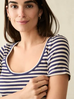 Freestyle Rib Knit Tee -*Faherty Brand Outlet