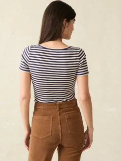 Freestyle Rib Knit Tee -*Faherty Brand Outlet