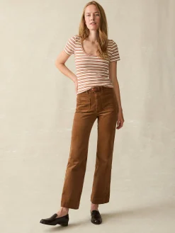 Freestyle Rib Knit Tee -*Faherty Brand Best