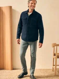 High Pile Fleece Lined Wool CPO -*Faherty Brand Clearance