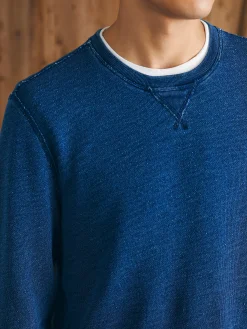 Indigo Crewneck -*Faherty Brand New