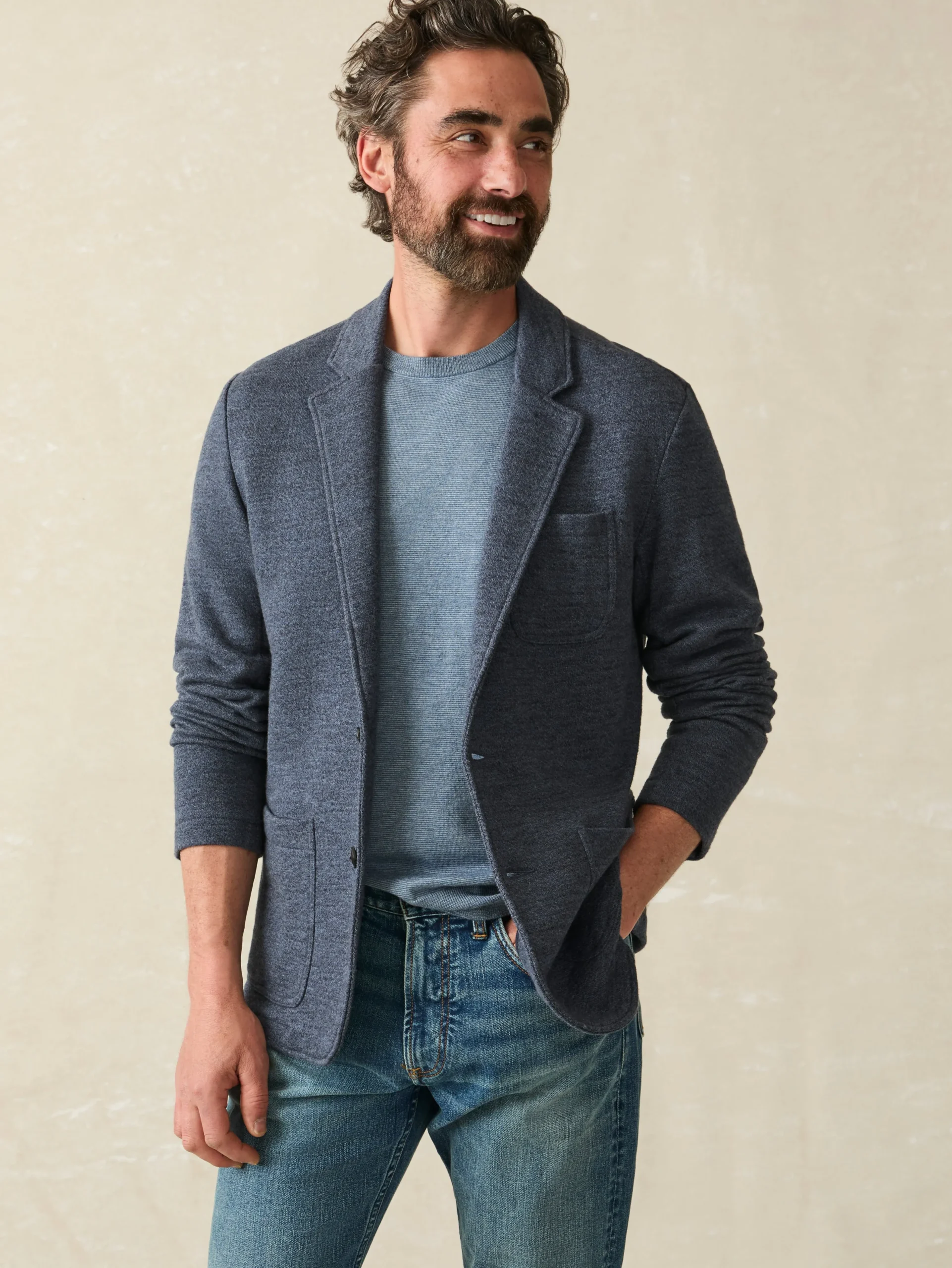 Inlet Knit Blazer -*Faherty Brand Best