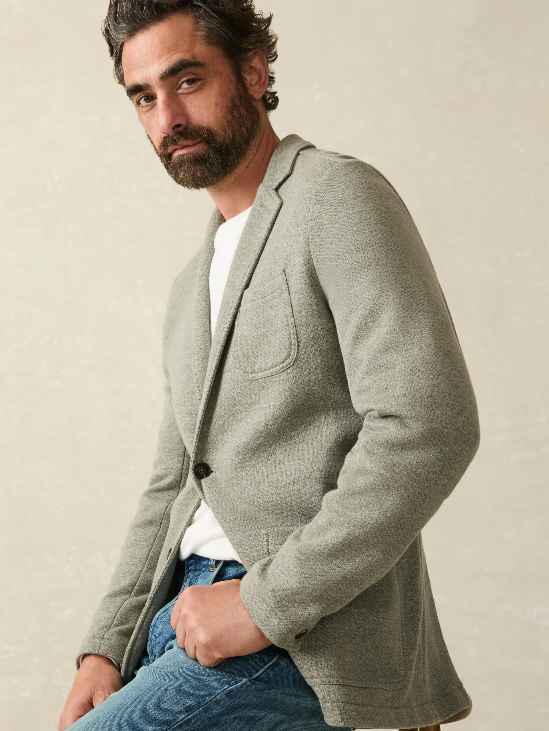 Inlet Knit Blazer -*Faherty Brand Discount