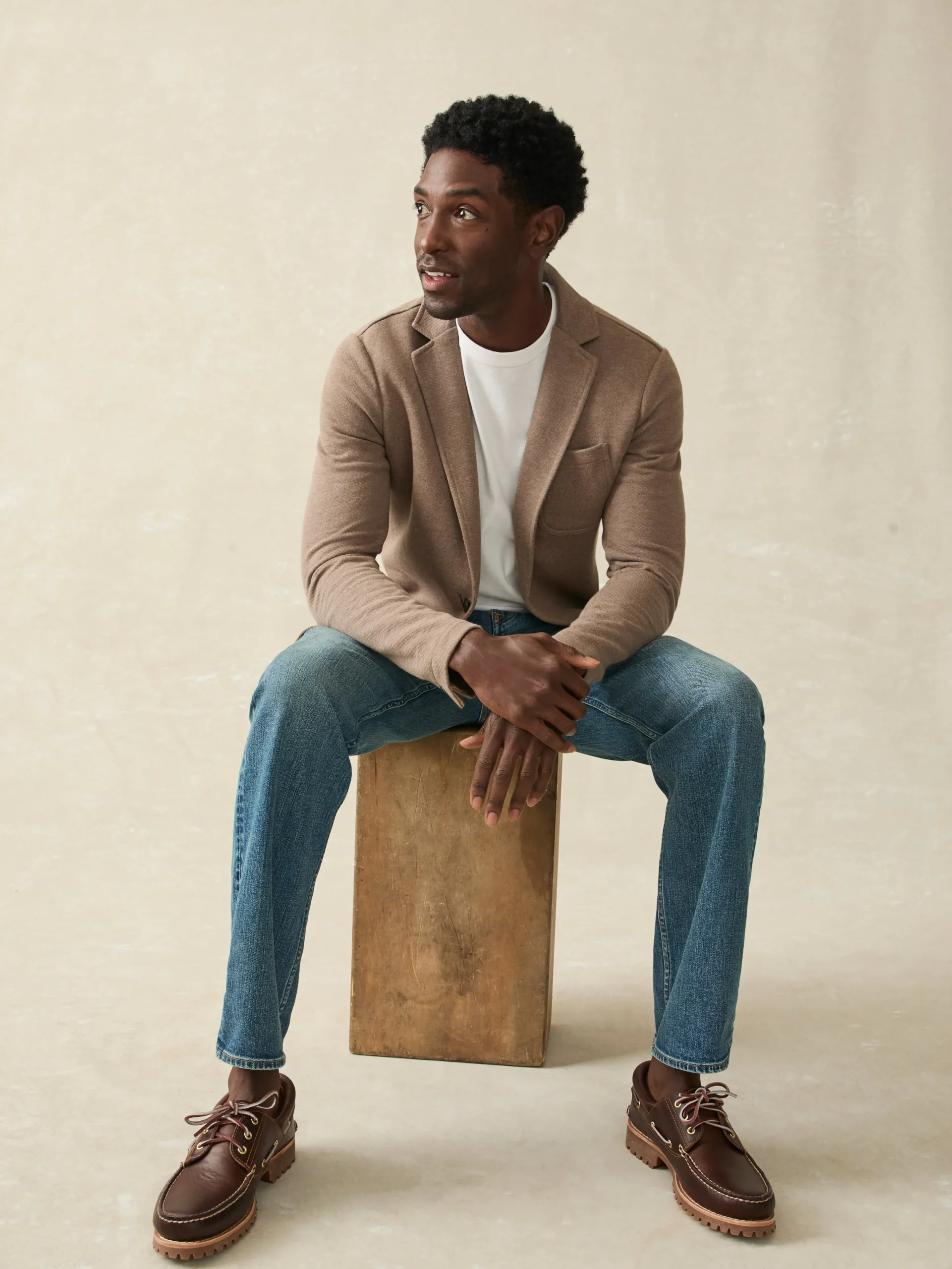Inlet Knit Blazer -*Faherty Brand Hot