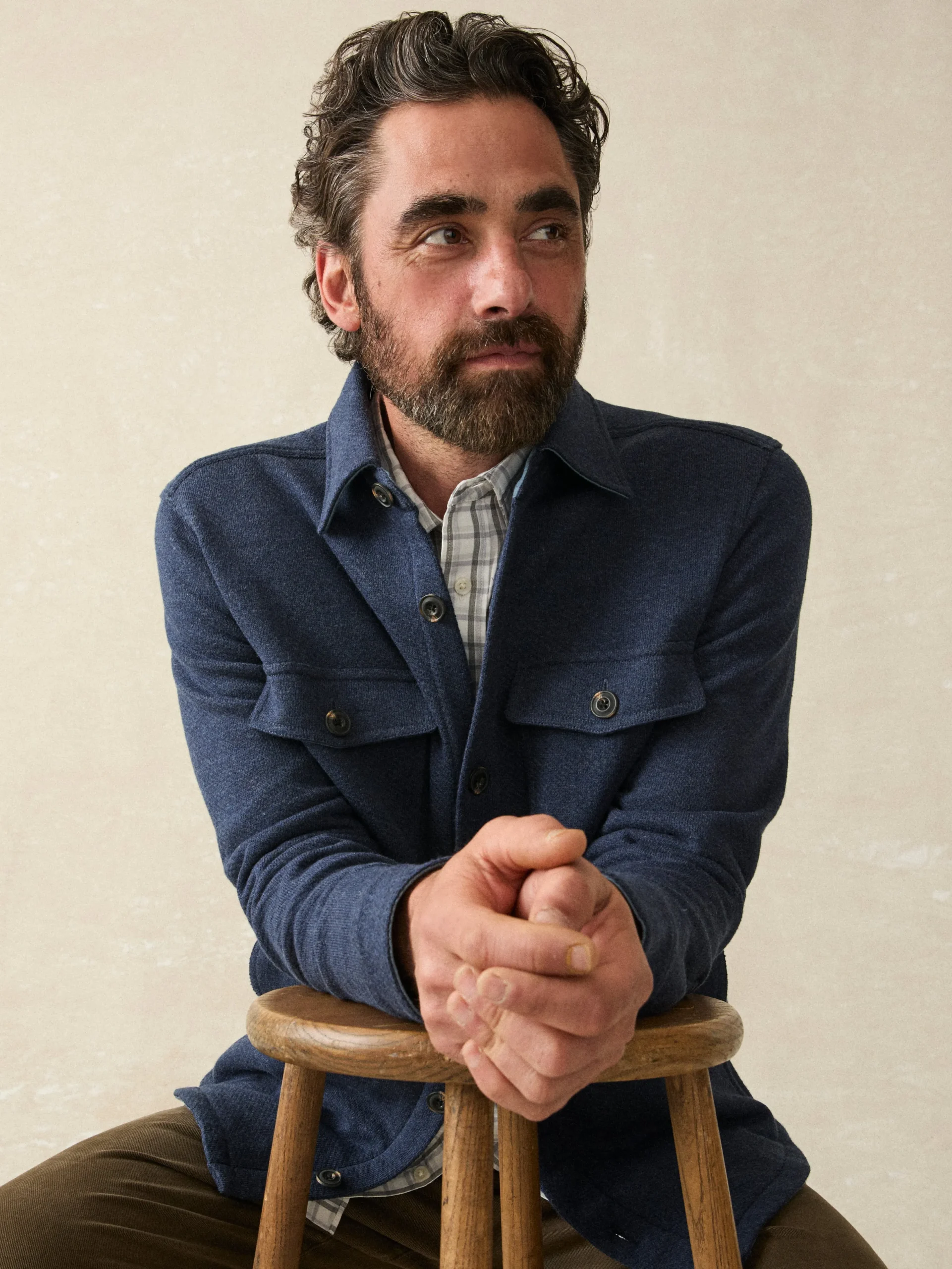 Inlet Knit CPO -*Faherty Brand Clearance
