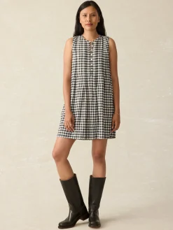 Isha Gingham Dress -*Faherty Brand Discount
