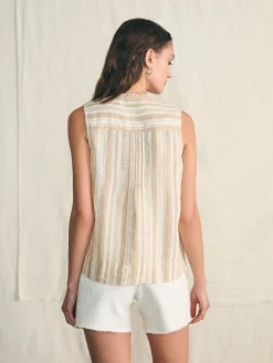 Isha Top -*Faherty Brand Best