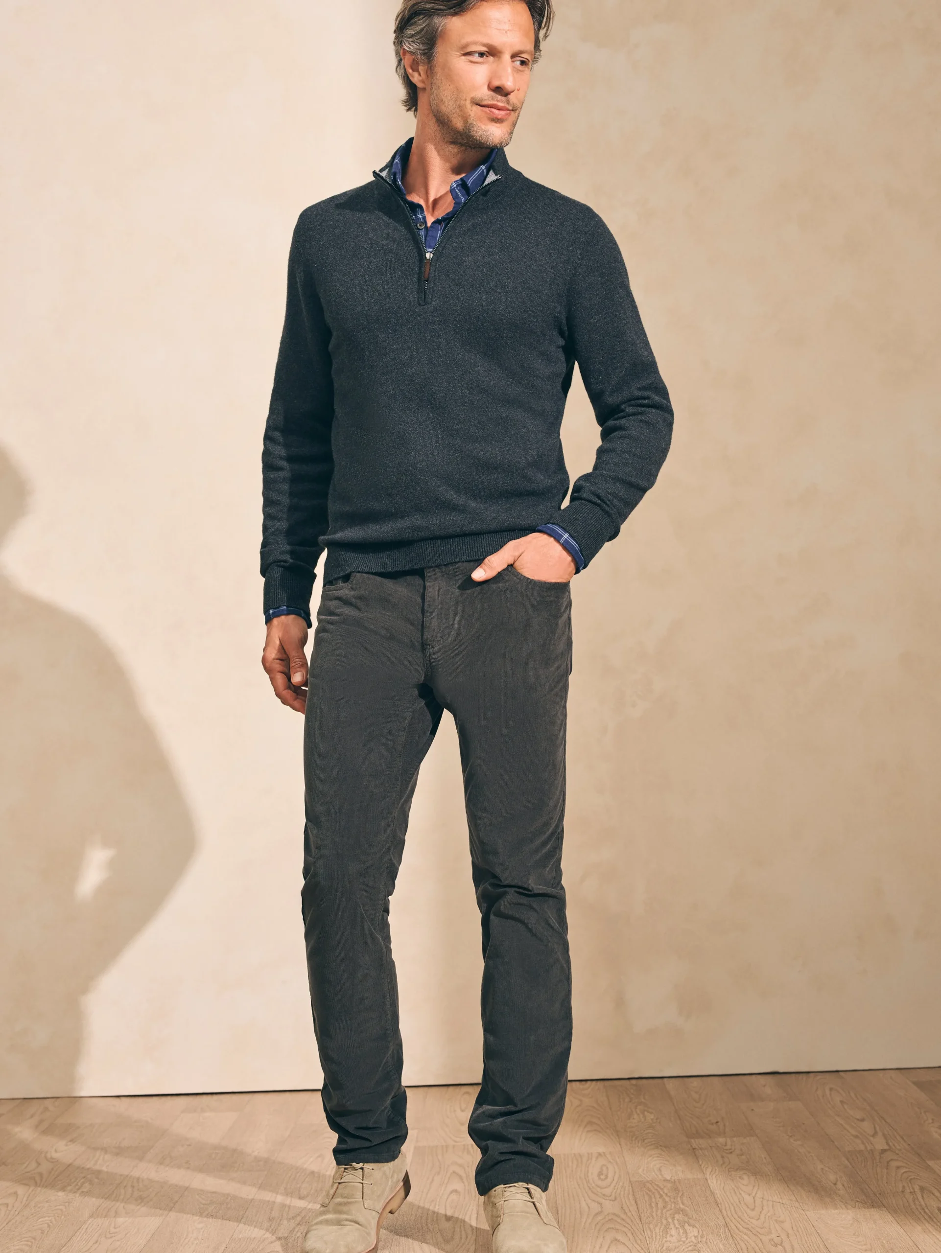 Jackson Quarter Zip Sweater -*Faherty Brand Hot