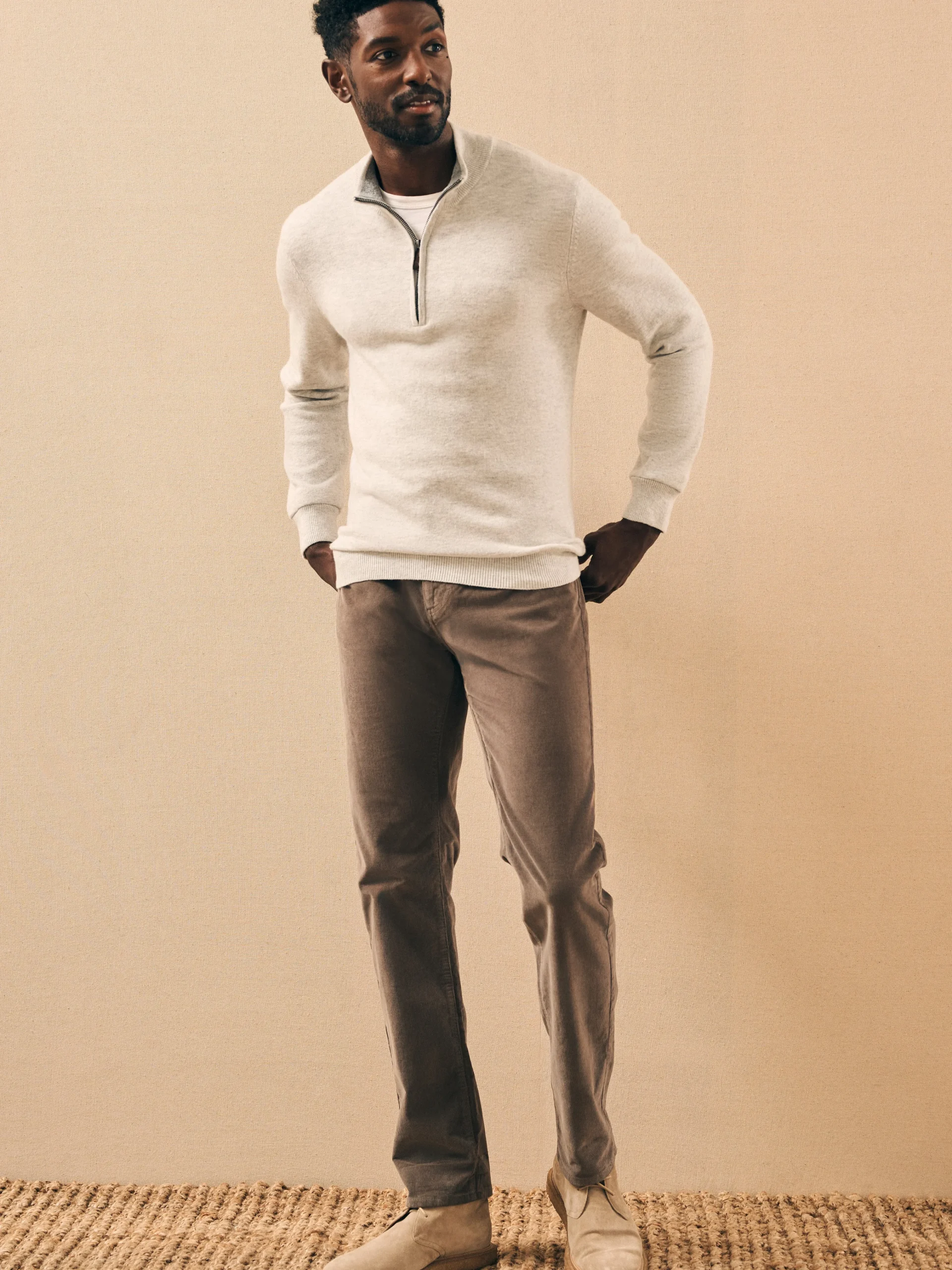 Jackson Quarter Zip Sweater -*Faherty Brand Hot