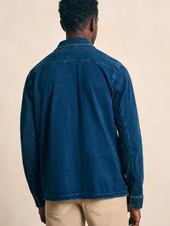 Jersey Shirt Jacket -*Faherty Brand New