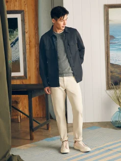 Jersey Shirt Jacket -*Faherty Brand New