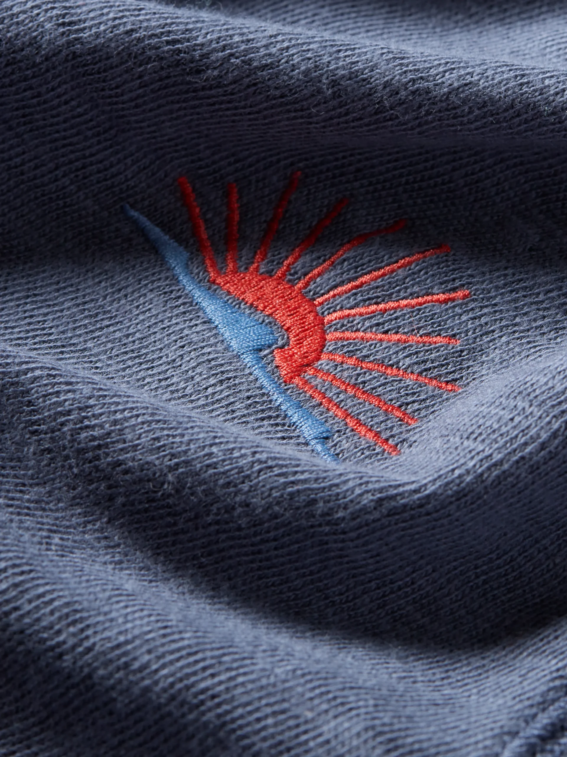 Kids Embroidered Slub Hoodie -*Faherty Brand Clearance