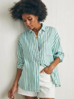 Laguna Linen Relaxed Shirt -*Faherty Brand Discount