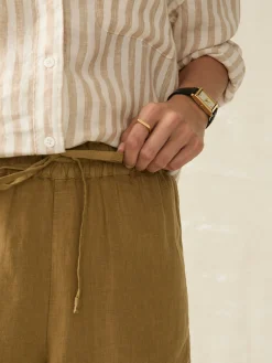Laguna Linen Tie Waist Short -*Faherty Brand Online