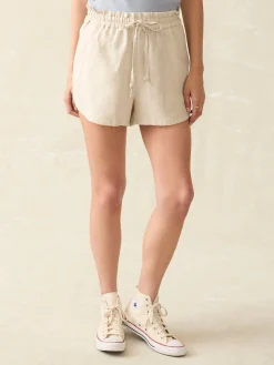 Laguna Linen Tie Waist Short -*Faherty Brand Online