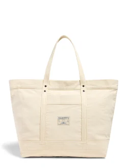 Large Sunwashed Canvas Tote -*Faherty Brand New